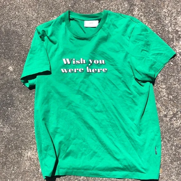 AMI WISH YOU WERE HERE TEE - Picture 1 of 3